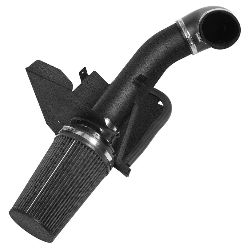 MooSun 4" inches Performance Cold Air Intake Kit with Filter & Powder Coated Intake Tube Pipe for 99-06 GMC Chevy 1999 2000 2001 2002 2003 2004 2005 2006 V8 4.8L/5.3L/6.0L (Black&Black) - Image 1